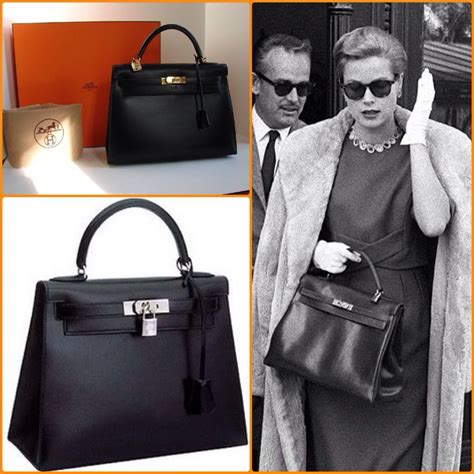 grace kelly and hermes bag|Hermes kelly sac bijou.